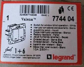 LEGRAND 774404 spínač žaluzie NOVÝ více ks