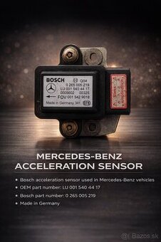 Mercedes-Benz BOSCH snímač zrýchlenia ESP ABS – originál