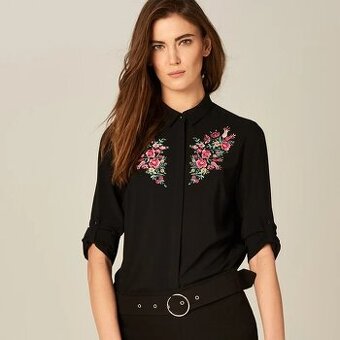 Dámska čierna košeľa