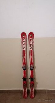 Lyže 141cm + lyžiarky