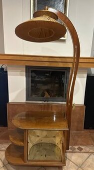 Predam retro komodu- stolik z NDR s osvetlenim  60-70 roky