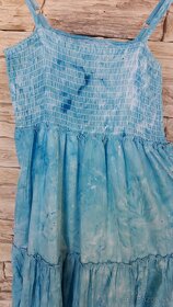 Letné modré šaty - 1
