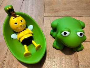 Včielka Vilko a žabka - gumené hračky