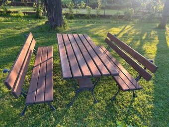 Predam dreveny zahradny nabytok za symbolicku cenu