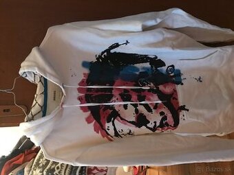 DIESEL originál white pánska mikinka L/XL