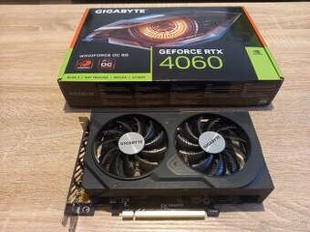 Grafická karta GIGABYTE GeForce RTX 4060 WINDFORCE OC 8G