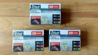 150x rybarske svietiace tycinky Crivit Anglers Glow Sticks