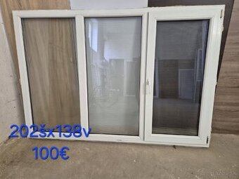 Plastové okno 202x138