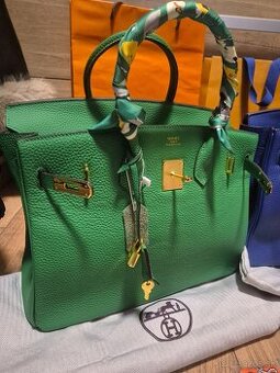 Nova luxusná kabelka Hermes Birkin Smaragd green