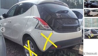 Lancia Ypsilon 1.2 2013 Predám MOTOR 169A4000, DVERE, PIATE