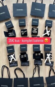 chanel brošne-náušnice