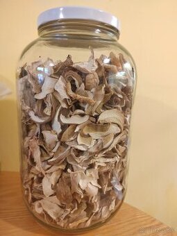Sušené hríby dubáky