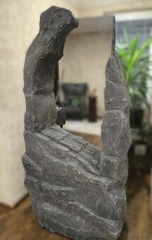 Dizajnové zrkadlo-Stone mirror