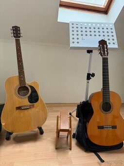 2x gitara + príslušenstvo