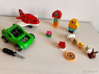 Lego duplo lietadlo auto zvieratka