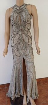 luxusné spoločenské, plesové šaty, vel S-M