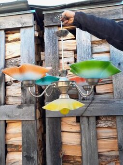 Predám farebný luster svietidlo