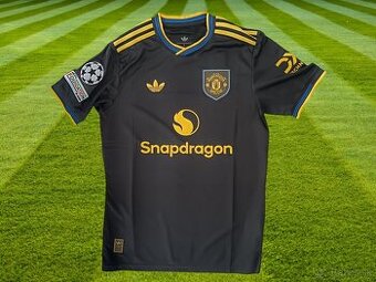 dres Manchester United FC 25/26 black L slimfit