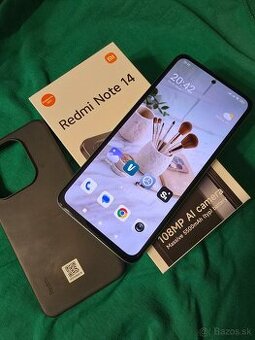 Xiaomi redmi note 14 4g modrý v super stave 6gb ram 128 pama