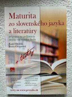 Predám knihu Maturita zo slovenského jazyka a literatúry (+