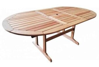 veľký rozťahovací stôl do záhrady