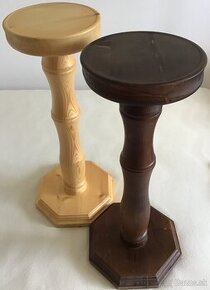 Drevené stojany, podstavce 2 ks - PEKNÉ /masív/
