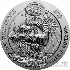 Strieborná investičné minca Victoria - Nautical ounce 1 Oz 2