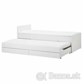 Posteľ IKEA so spodnou posteľou a uložným priestorom