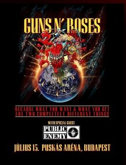 Guns N Roses v Budapesti 15 Jul