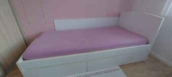Biela postel 90x200cm - kvalitna stolarska praca