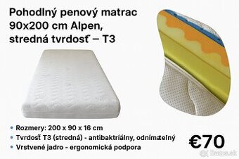 Predám nepoužívaný matrac materasso
