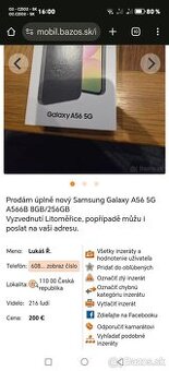 A56 samsung
