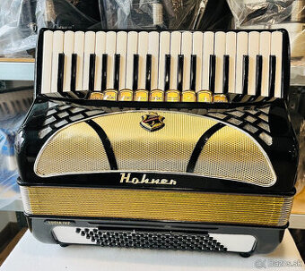 Predám akordeón Hohner Lucia IVP- 96 basový - plné funkčný -