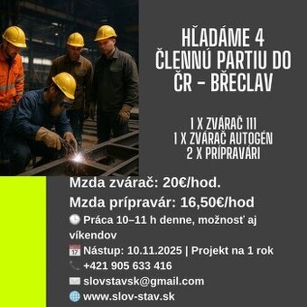 Vodoinštalater práca v Brne od 03.11.2025