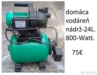 predám domácu vodáreň