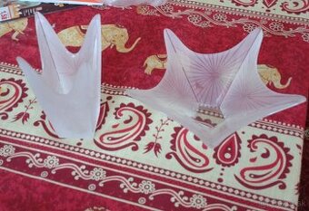 Brúsená váza a miska