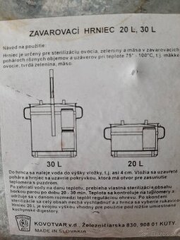 Zavarovací hrniec 30 l