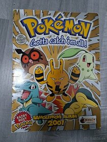 Pokemon 2001 samolepky