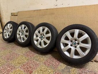 Original Škoda disky + letne pneu 195/55 r15