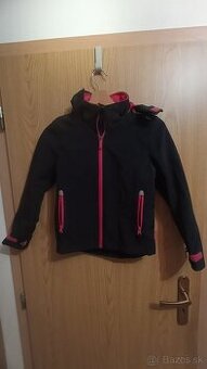 Dievčenská softshellová bunda veľ. 140