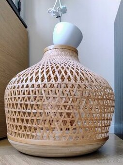 Ikea Misterhult Závesná lampa, bambus, 45 cm