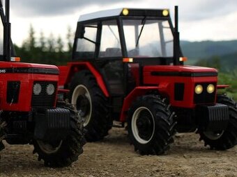 Replika Zetor 7245 RC + vlečka