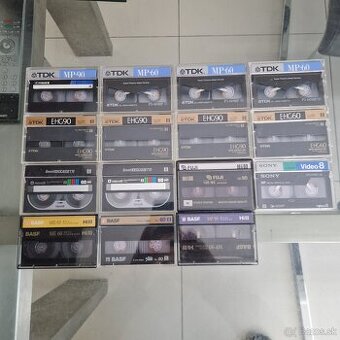TDK,MAXELL, FUJI, SONY, BASF...8mm videocassette...