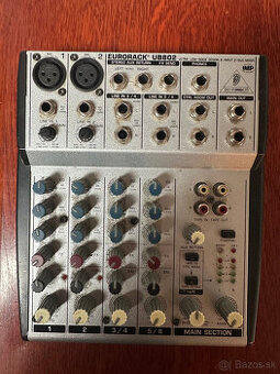 Predám mixpult Behringer Eurorack UB802