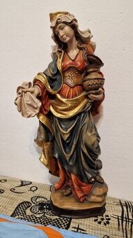 Socha, soška, svätá Maria Magdalena, drevorezba