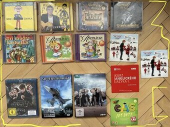 CD hudobne a DVD pre DETI