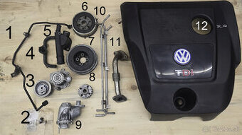 mix dielov volkswagen škoda seat audi 1.9TDI ASZ ARL