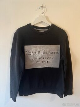 Pánska mikina Calvin Klein Jeans - veľ. S - SUPER CENA