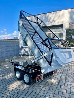 Sklápěcí přívěsný vozík do 750 kg – za auto i čtyřkolku malo