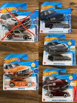 Hot Wheels Ferrari , Mercedes, Bmw , Porsche, Audi